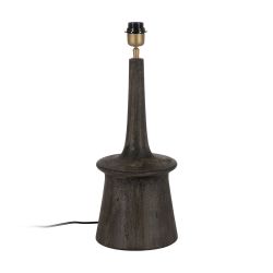 Brown mango wood table lamp base 20 x 20 x 45 cm