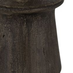 Brown mango wood table lamp base 20 x 20 x 45 cm