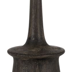 Brown mango wood table lamp base 20 x 20 x 45 cm