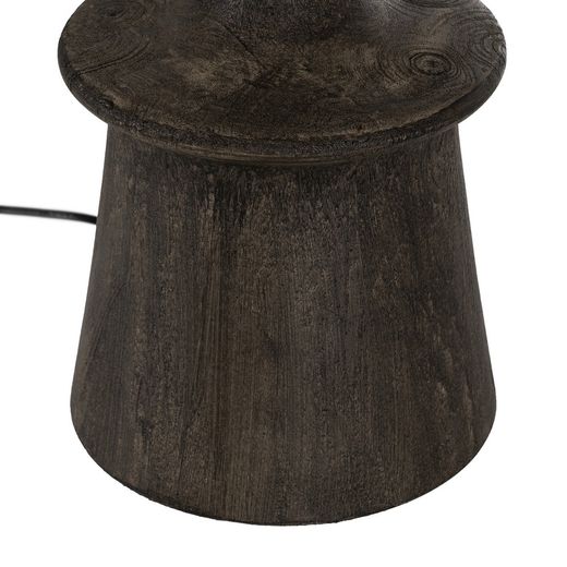 Brown mango wood table lamp base 20 x 20 x 45 cm