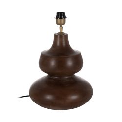 Brown mango wood table lamp base 25 x 25 x 30 cm