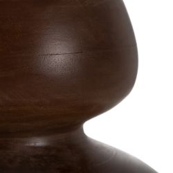 Brown mango wood table lamp base 25 x 25 x 30 cm