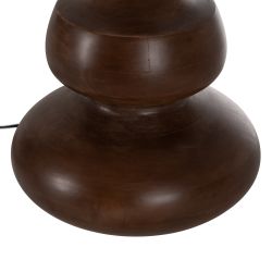 Brown mango wood table lamp base 25 x 25 x 30 cm