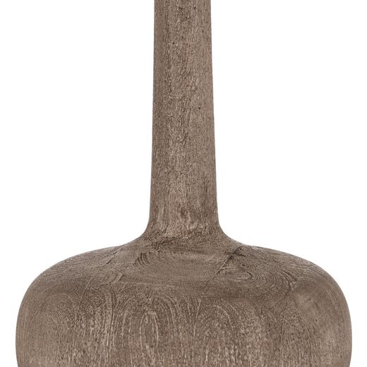 Brown mango wood table lamp base 25 x 25 x 36 cm