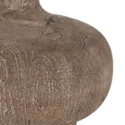 Brown mango wood table lamp base 25 x 25 x 36 cm