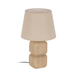 Natural table lamp base 15 x 15 x 29 cm