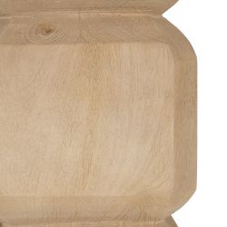 Natural table lamp base 15 x 15 x 42 cm