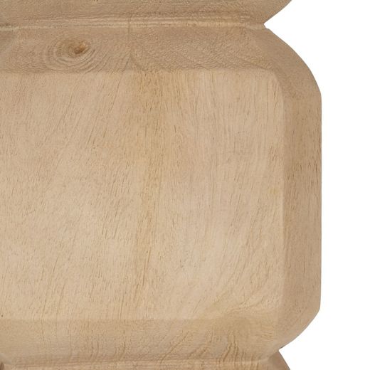 Natural table lamp base 15 x 15 x 42 cm