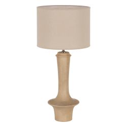 Natural table lamp base 18 x 18 x 40 cm