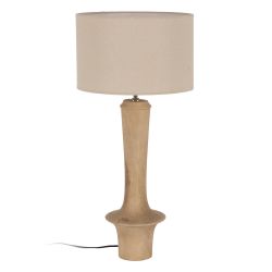 Natural table lamp base 19 x 19 x 50 cm