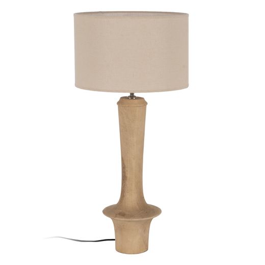 Natural table lamp base 19 x 19 x 50 cm