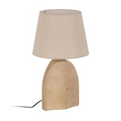 Natural table lamp base 20 x 9 x 26 cm