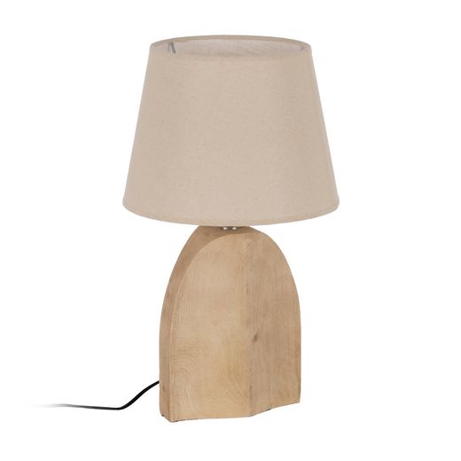 Natural table lamp base 20 x 9 x 26 cm