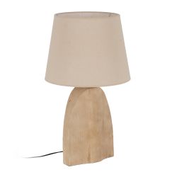 Natural table lamp base 25 x 11 x 36 cm