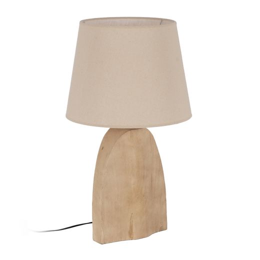 Natural table lamp base 25 x 11 x 36 cm