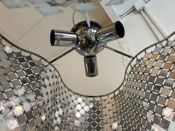 Colgante Aluminio forma trebol Serie Llantia d.53-57cm