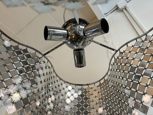 Colgante Aluminio forma trebol Serie Llantia d.53-57cm