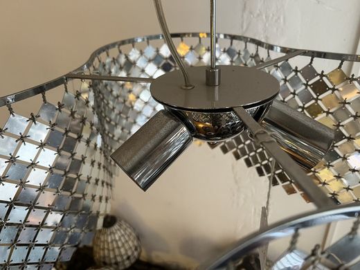 Colgante Aluminio forma trebol Serie Llantia d.53-57cm