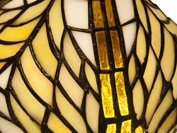 Colgante de techo con dos pantallas Tiffany Serie Dalí d.20cm