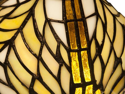 Colgante de techo con dos pantallas Tiffany Serie Dalí d.20cm