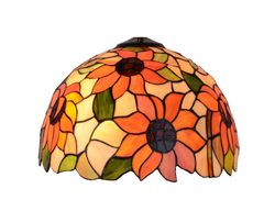 Colgante de techo con dos pantallas Tiffany Serie Diamond d.20cm