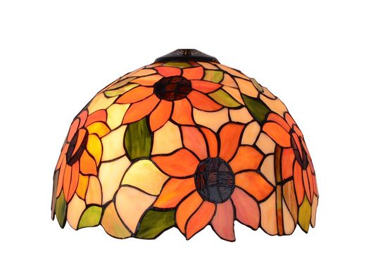 Colgante de techo con dos pantallas Tiffany Serie Diamond d.20cm