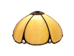 Colgante de techo con dos pantallas Tiffany Serie Virginia d.20cm