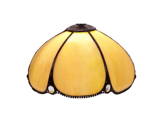 Colgante de techo con dos pantallas Tiffany Serie Virginia d.20cm