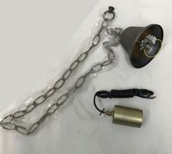 Colgante techo con cadena Tiffany Serie Museum diámetro 20cm