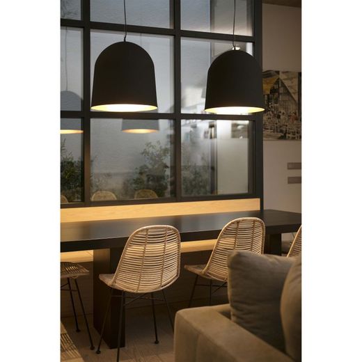 CRATER Black pendant lamp Faro