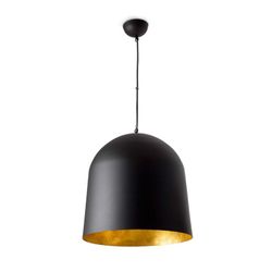 CRATER Black pendant lamp Faro