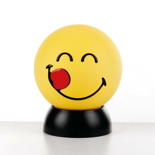 Emoticon smiley jaune qui sort la langue