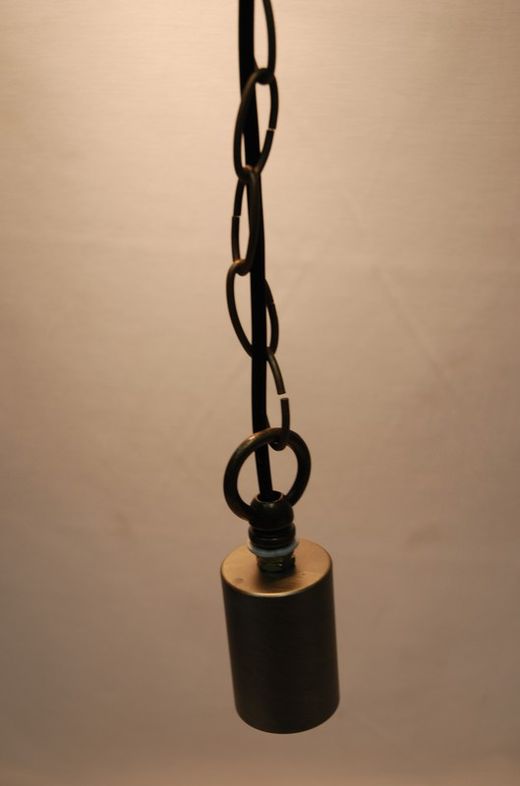 Instalación de techo con cadena 1 luz