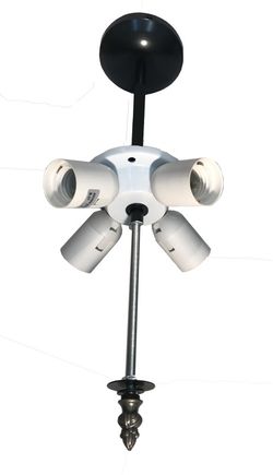 Instalación plafón bajo de techo 4 luces