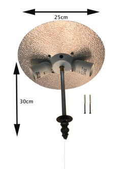 Ceiling light installation 2 lights