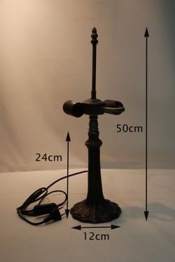 Tree tabletop installation 2 lights E27 for lampshade diameter 30cm