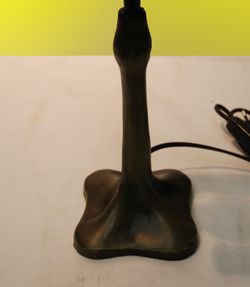 Instalación sobremesa con forma 2 luces E14 para pantalla diámetro 20cm