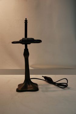 Instalación sobremesa con forma 2 luces E14 para pantalla diámetro 20cm