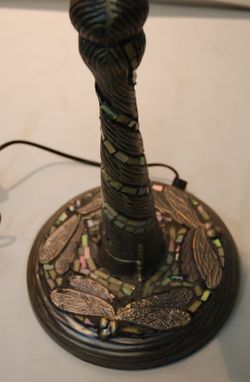 Instalación sobremesa mayor con mosaico 2 luces para pantalla diámetro 40cm