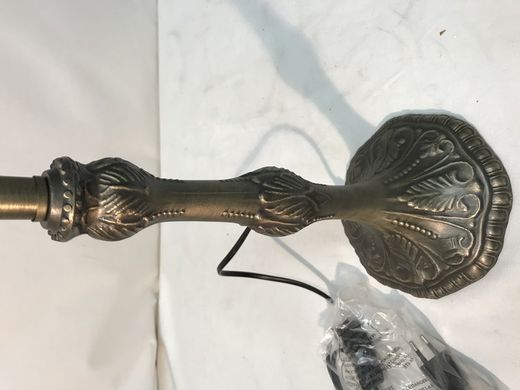 Medium tabletop installation rounded shape 2 lights for lampshade diameter 30cm