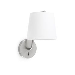 BERNI nickel satin wall lamp Faro