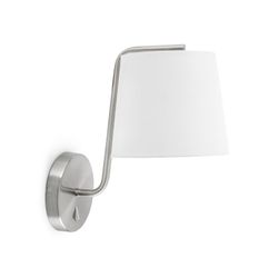 BERNI nickel satin wall lamp Faro