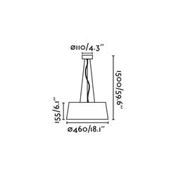 Hängelampe AINA LED weiß Faro