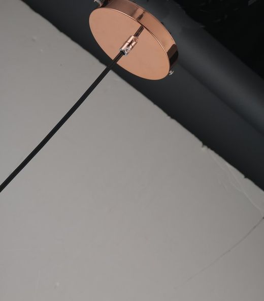 Lámpara Colgante campana metál abollado Ivintage