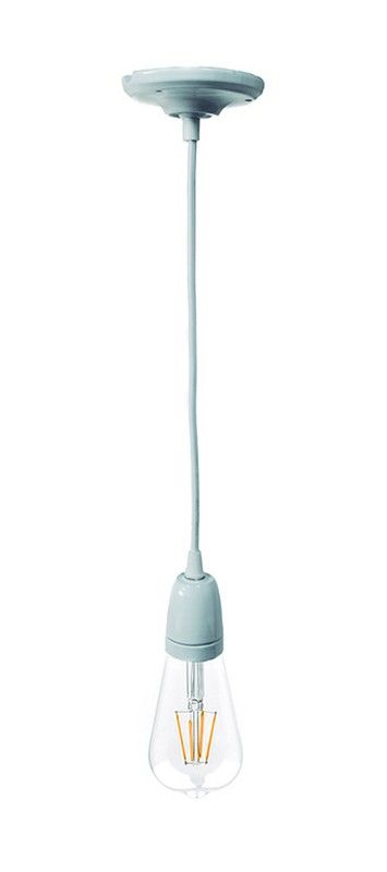 Sospensione Ceramica Bianco