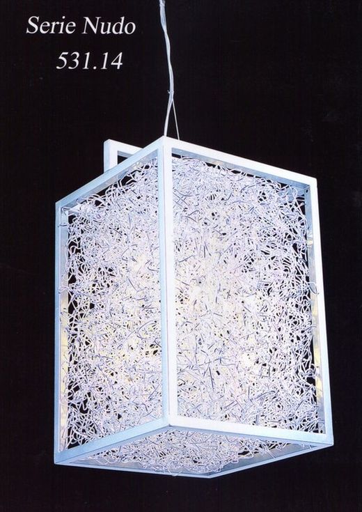 Hängelampe mit Draht Serie Knots 30x30x40cm