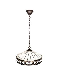 Pendelleuchte mit Tiffany-Deckenkette Durchmesser 30cm Tiffan und Licht