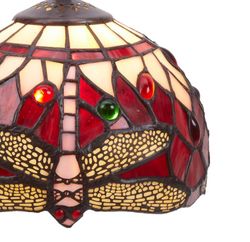 Pendelleuchte mit Kette Tiffany Serie Belle Rouge Durchmesser 20cm Tiffan und Licht