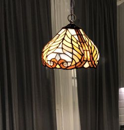 Pendant Lamp with chain Tiffany Dalí Series Diameter 20cm Tiffan and Light