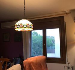 Pendant Lamp with chain Tiffany Series Museum Diameter 40cm Tiffan and Light